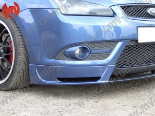 Юбка переднего стайлингового (кабри) бампера "Sport" Ford Focus 2 (2004-2008)