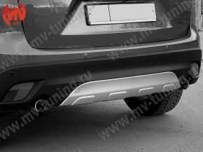 Накладка (диффузор) заднего бампера Mazda CX-5 (2011-2016)