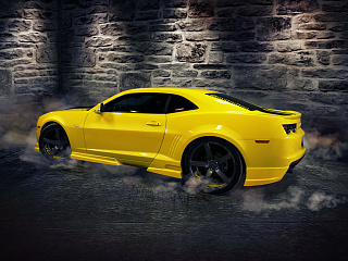 Комплект накладок на пороги(4 шт) Chevrolet Camaro SS, RS (2009-2012)