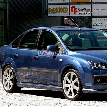Пороги "MS" Ford Focus 2 (2004-2011) + УСТАНОВОЧНЫЙ КОМПЛЕКТ