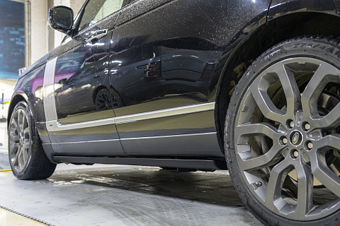 Электрические Пороги ATS для Range Rover Vogue Long (L 460), оригинальные электрические пороги (2021-2024)