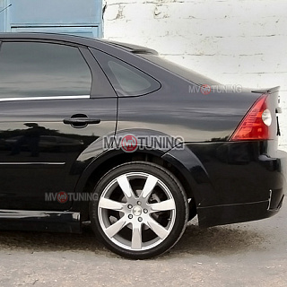 Козырек на стекло (с вырезом под стоп-сигнал) "Concept" Ford Focus 2 Sedan (2004-2011) + УСТАНОВОЧНЫЙ КОМПЛЕКТ