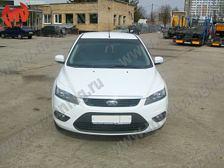 Реснички на фары широкие var №1 Ford Focus 2 (2008-2011) + УСТАНОВОЧНЫЙ КОМПЛЕКТ