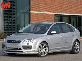 Юбка "MS" переднего бампера Ford Focus 2 (2004-2008)