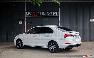 Спойлер лип Skoda Rapid II Gen (2020 - по настоящее время) + УСТАНОВОЧНЫЙ КОМПЛЕКТ