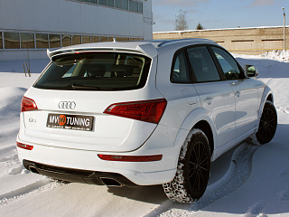 Спойлер АнтиКрыло в стиле АВТ (в комплекте с эмблемой АВТ) AUDI Q5 (2008-2012)